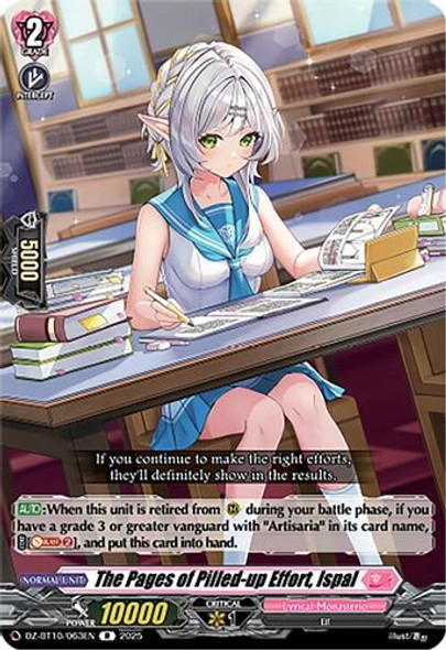 [DZ-BT10/063EN](R) The Pages of Pilled-up Effort, Ispal