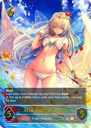[SP01-U03EN](U) Aria, Fairy Princess (Ultimate Foil)