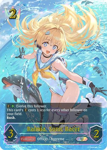 [SP01-U06EN](U) Ralmia, Sonic Racer (Ultimate Foil)