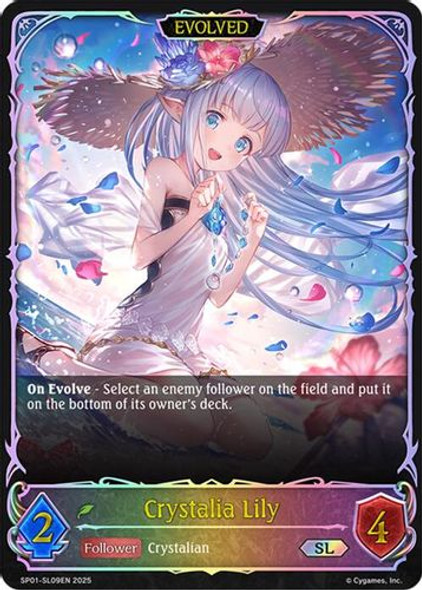 [SP01-SL09EN](SL) Crystalia Lily (Evolved) (Super Legendary)