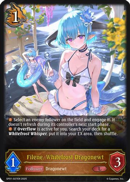 [SP01-027EN](L) Filene, Whitefrost Dragonewt