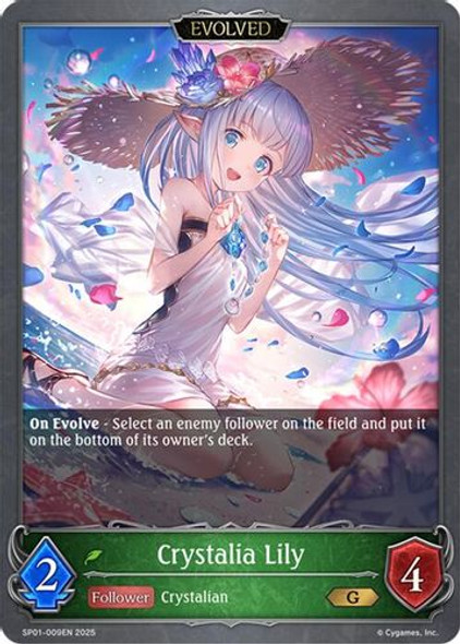 [SP01-009EN](G) Crystalia Lily (Evolved)