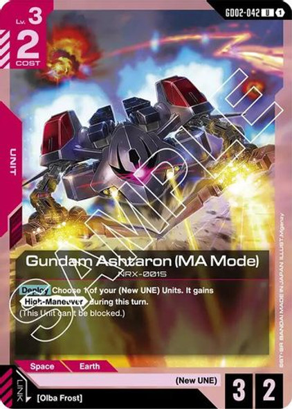 [GD02-042](U) Gundam Ashtaron (MA Mode)