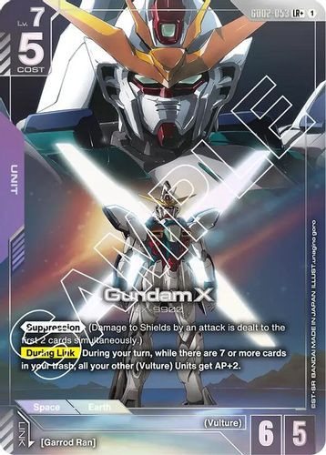 [GD02-053](LR+) Gundam X {Alt Art} {Foil}