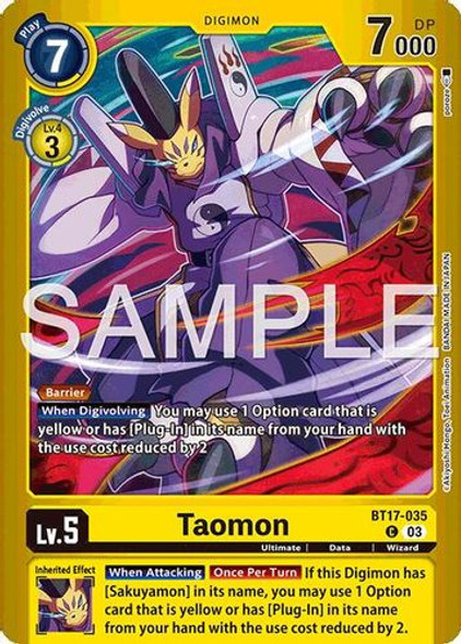 [BT17-035](C) Taomon (LM-06) (Foil)