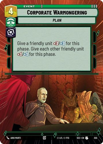 [06-SEC-EN-0355](U) Corporate Warmongering (Hyperspace)