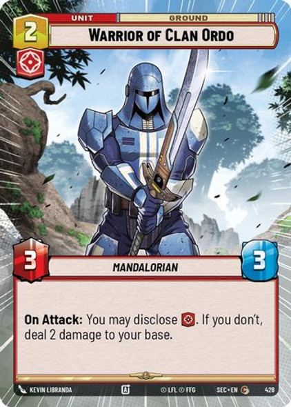 [06-SEC-EN-0428](C) Warrior of Clan Ordo (Hyperspace)