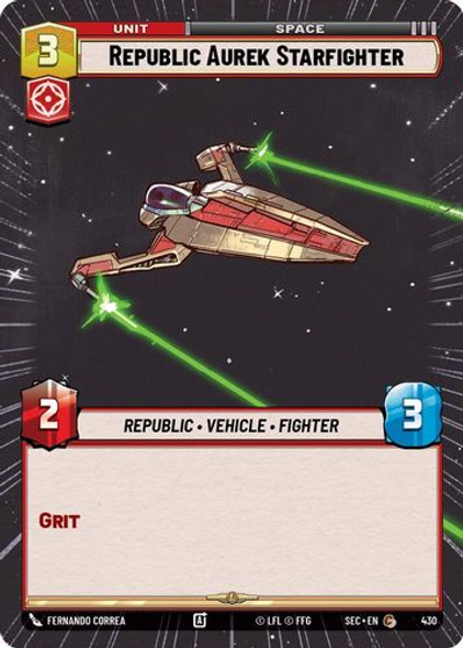 [06-SEC-EN-0430](C) Republic Aurek Starfighter (Hyperspace)