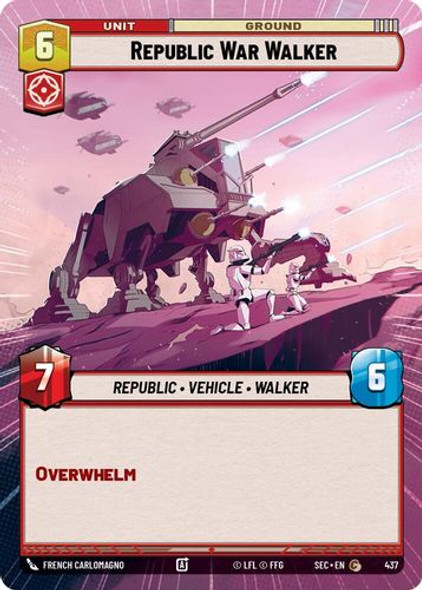 [06-SEC-EN-0437](C) Republic War Walker (Hyperspace)