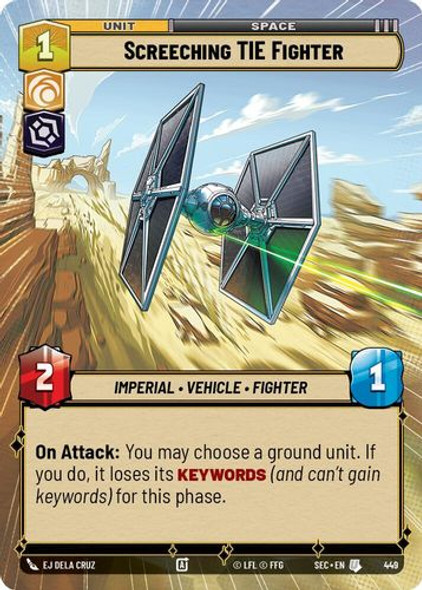 [06-SEC-EN-0449](U) Screeching TIE Fighter (Hyperspace)