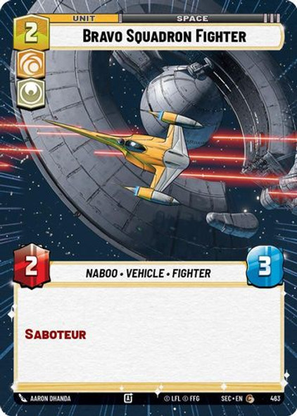 [06-SEC-EN-0463](C) Bravo Squadron Fighter (Hyperspace)