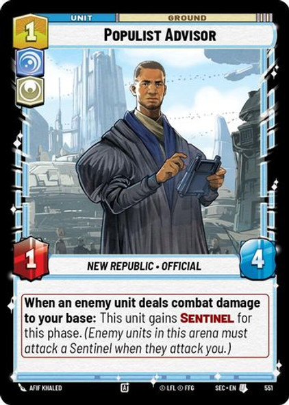 [06-SEC-EN-0551](U) Populist Advisor (Foil)