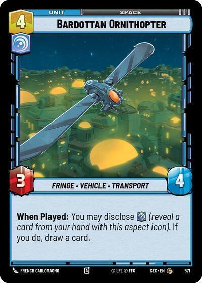 [06-SEC-EN-0572](C) Bardottan Ornithopter (Foil)