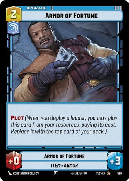 [06-SEC-EN-0580](C) Armor of Fortune (Foil)