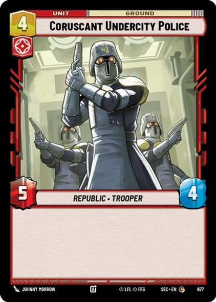 [06-SEC-EN-0677](C) Coruscant Undercity Police (Foil)