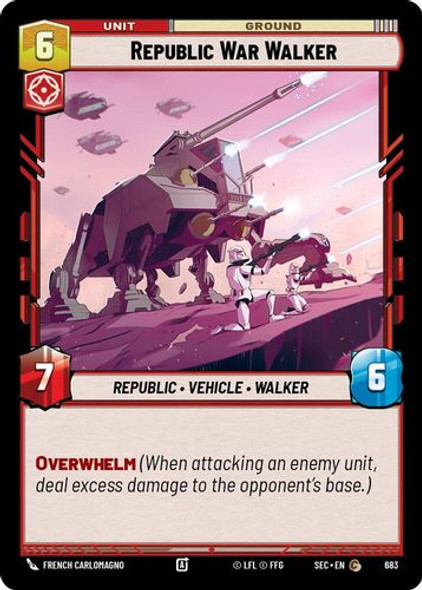 [06-SEC-EN-0683](C) Republic War Walker (Foil)