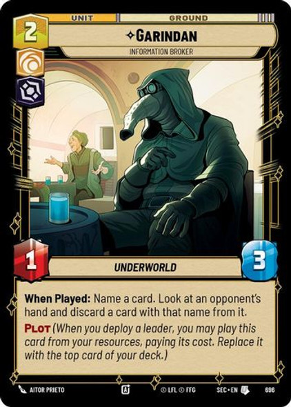[06-SEC-EN-0696](U) Garindan - Information Broker (Foil)