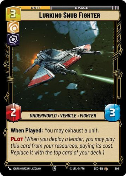 [06-SEC-EN-0699](C) Lurking Snub Fighter (Foil)
