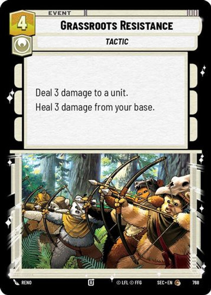 [06-SEC-EN-0768](C) Grassroots Resistance (Foil)