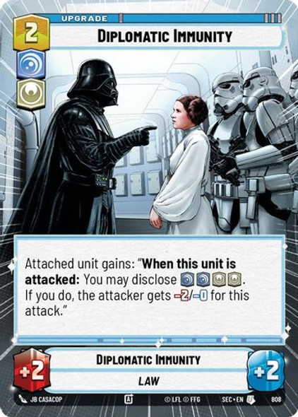 [06-SEC-EN-0808](U) Diplomatic Immunity (Hyperspace) (Foil)
