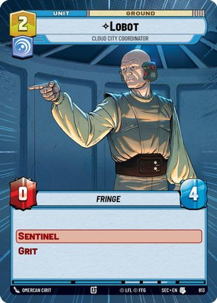 [06-SEC-EN-0813](U) Lobot - Cloud City Coordinator (Hyperspace) (Foil)