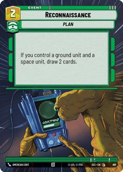 [06-SEC-EN-0881](C) Reconnaissance (Hyperspace) (Foil)