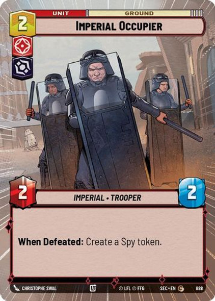 [06-SEC-EN-0888](C) Imperial Occupier (Hyperspace) (Foil)