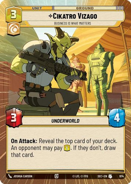 [06-SEC-EN-0974](U) Cikatro Vizago - Business is What Matters (Hyperspace) (Foil)
