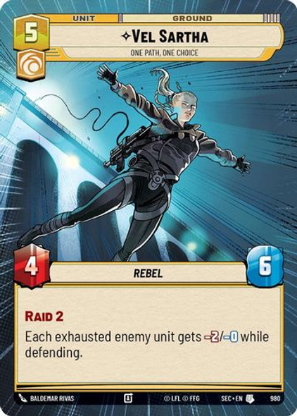 [06-SEC-EN-0980](U) Vel Sartha - One Path, One Choice (Hyperspace) (Foil)