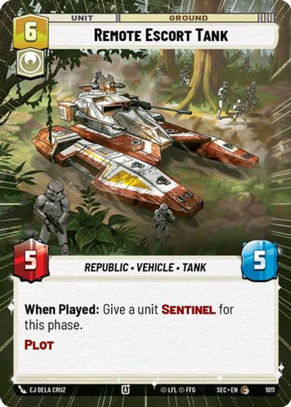 [06-SEC-EN-1011](C) Remote Escort Tank (Hyperspace) (Foil)