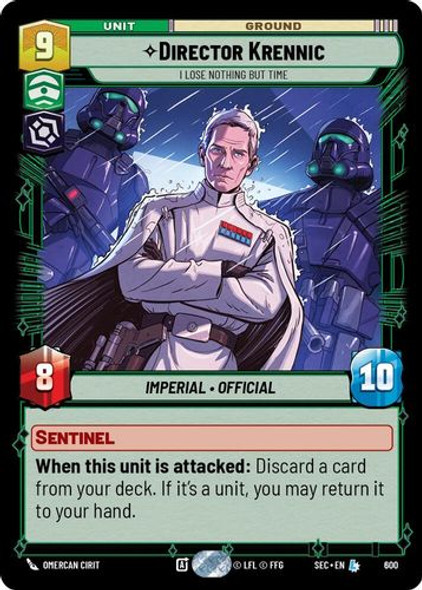 [06-SEC-EN-0600](L) Director Krennic - I Lose Nothing But Time (Foil)