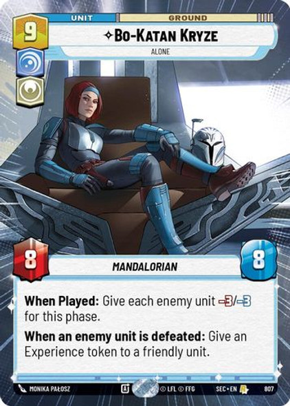 [06-SEC-EN-0807](R) Bo-Katan Kryze - Alone (Hyperspace) (Foil)