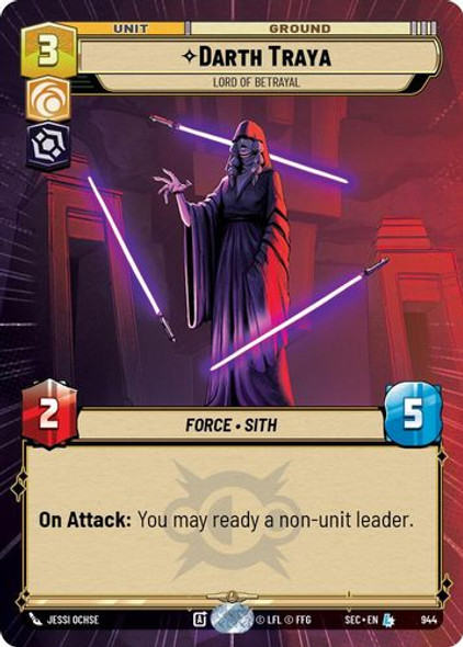 [06-SEC-EN-0944](L) Darth Traya - Lord of Betrayal (Hyperspace) (Foil)