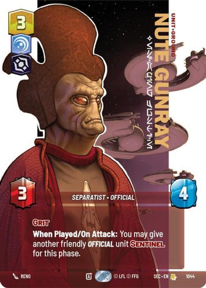 [06-SEC-EN-1044](R) Nute Gunray - Escaping Justice (Prestige)