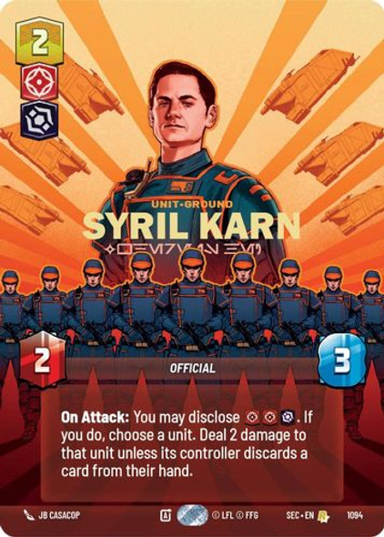 [06-SEC-EN-1094](R) Syril Karn - Where Is He? (Prestige) (Foil)