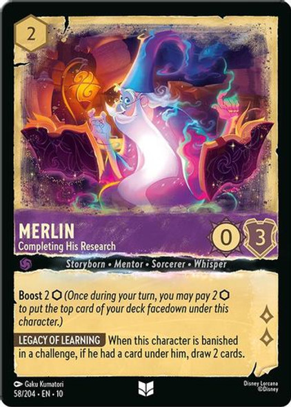 [LOR10-058/204](U) Merlin - Completing His Research