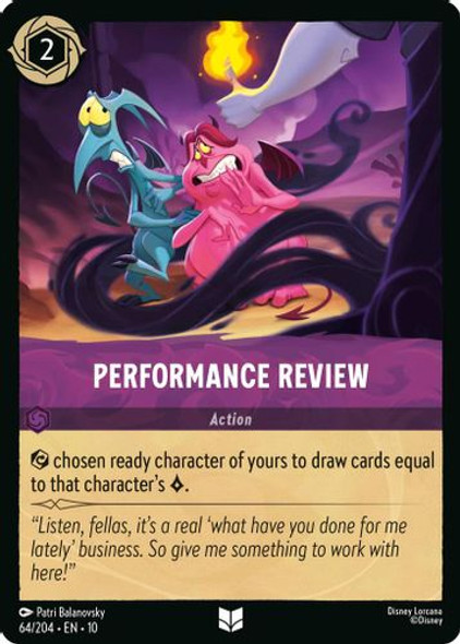 [LOR10-064/204](U) Performance Review