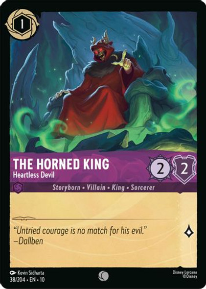 [LOR10-038/204](C) The Horned King - Heartless Devil (Foil)