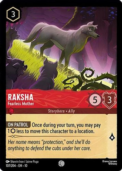 [LOR10-107/204](C) Raksha - Fearless Mother (Foil)