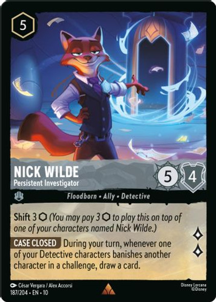 [LOR10-187/204](R) Nick Wilde - Persistent Investigator