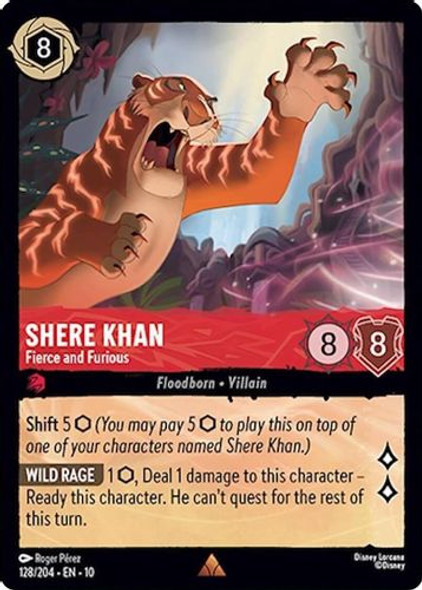 [LOR10-128/204](R) Shere Khan - Fierce and Furious (Foil)