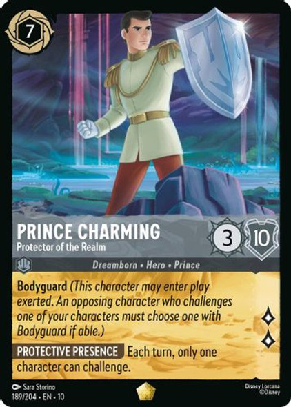 [LOR10-189/204](L) Prince Charming - Protector of the Realm (Foil)