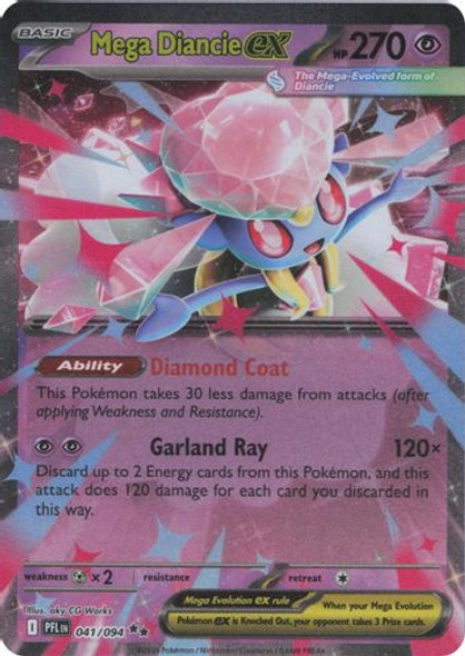 |ME02|[PFL-041/094](RR) Mega Diancie ex {Holo}