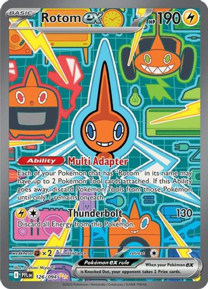 |ME02|[PFL-126/094](GRR) Rotom ex {Holo}