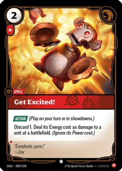 |RB01|[OGN-008/298](C) Get Excited! {Foil}
