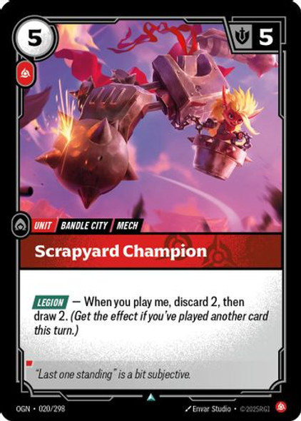 |RB01|[OGN-020/298](U) Scrapyard Champion