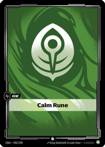 |RB01|[OGN-042/298](C) Calm Rune