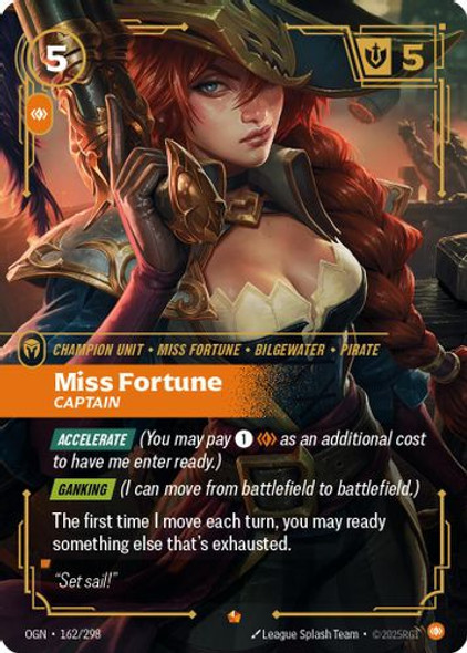 |RB01|[OGN-162/298](E) Miss Fortune - Captain {Foil}