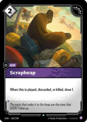 |RB01|[OGN-182/298](U) Scrapheap {Foil}