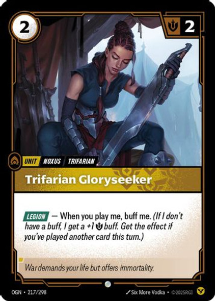 |RB01|[OGN-217/298](C) Trifarian Gloryseeker